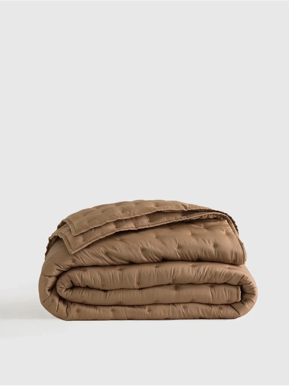 Quince Bamboo Dream Quilt NWT in Walnut King/Cali King $435